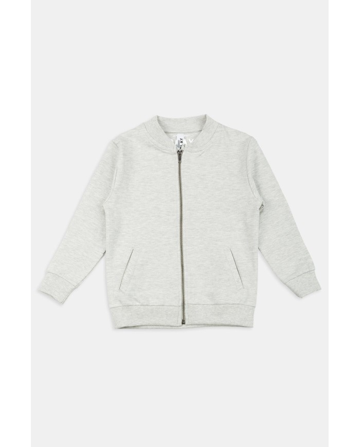 FELPA CON COLLO ALTO FRANCH TERRY