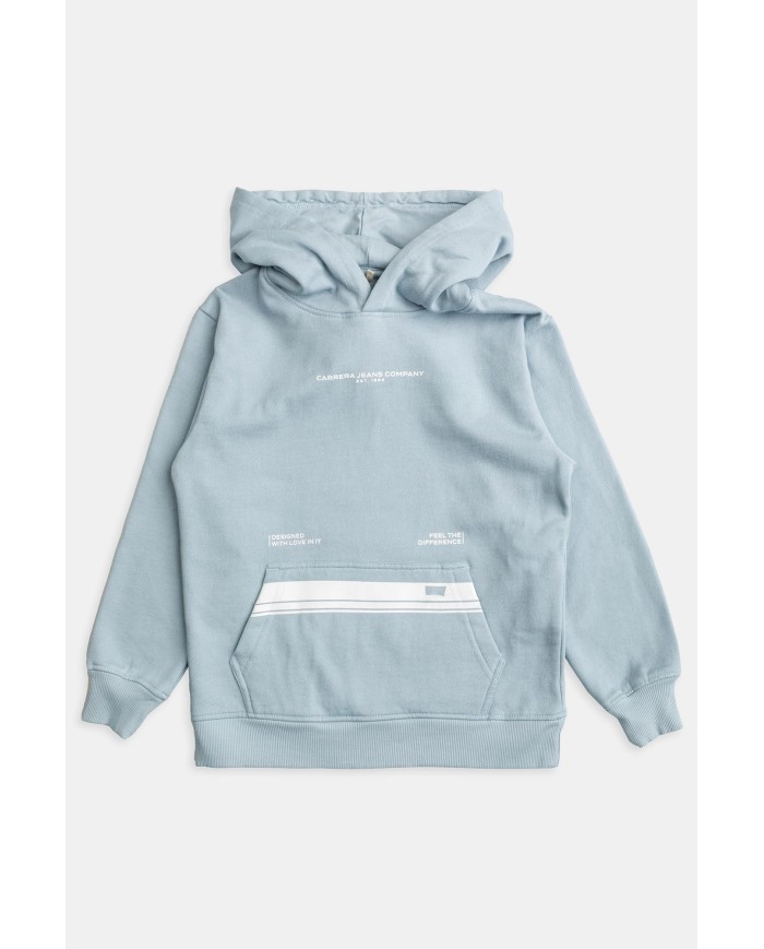 FELPA PESANTE DA BIMBO CON CAPPUCCIO