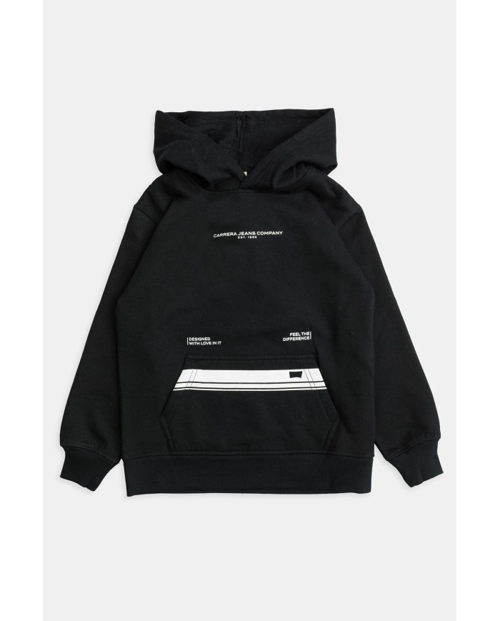 FELPA PESANTE DA BIMBO CON CAPPUCCIO