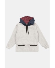 FELPA PESANTE CON CAPPUCCIO