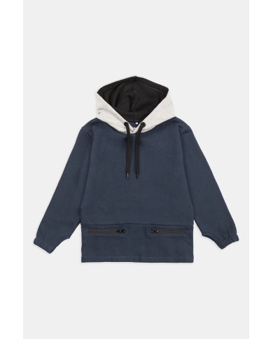 FELPA PESANTE CON CAPPUCCIO