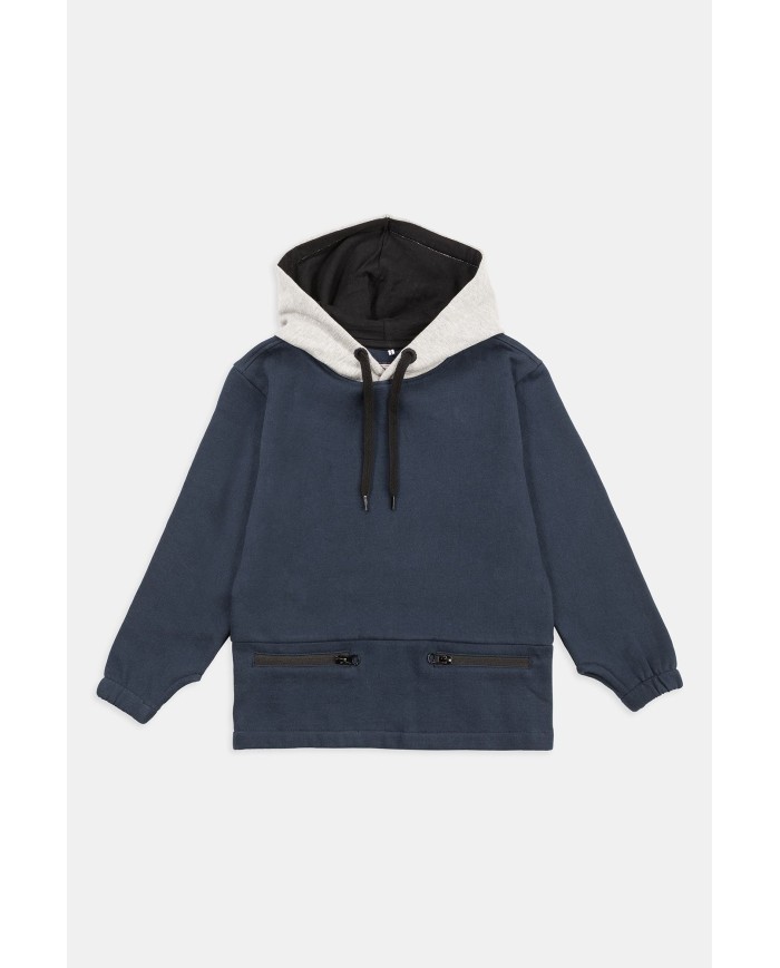 FELPA PESANTE CON CAPPUCCIO