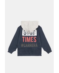 FELPA PESANTE CON CAPPUCCIO