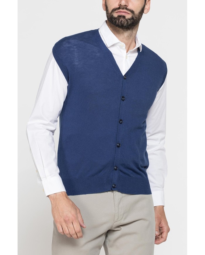 GILET IN COTONE