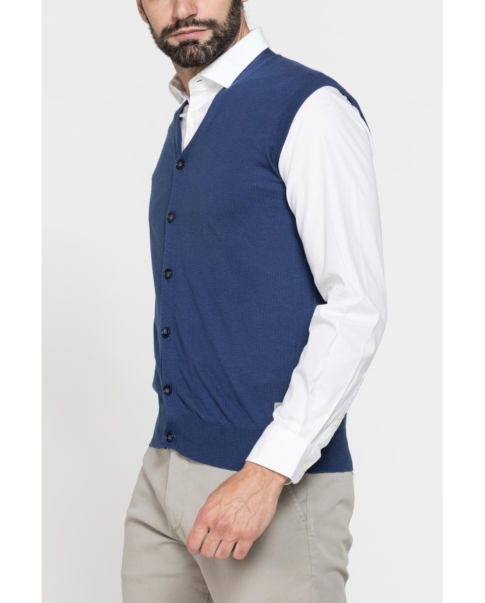 GILET IN COTONE