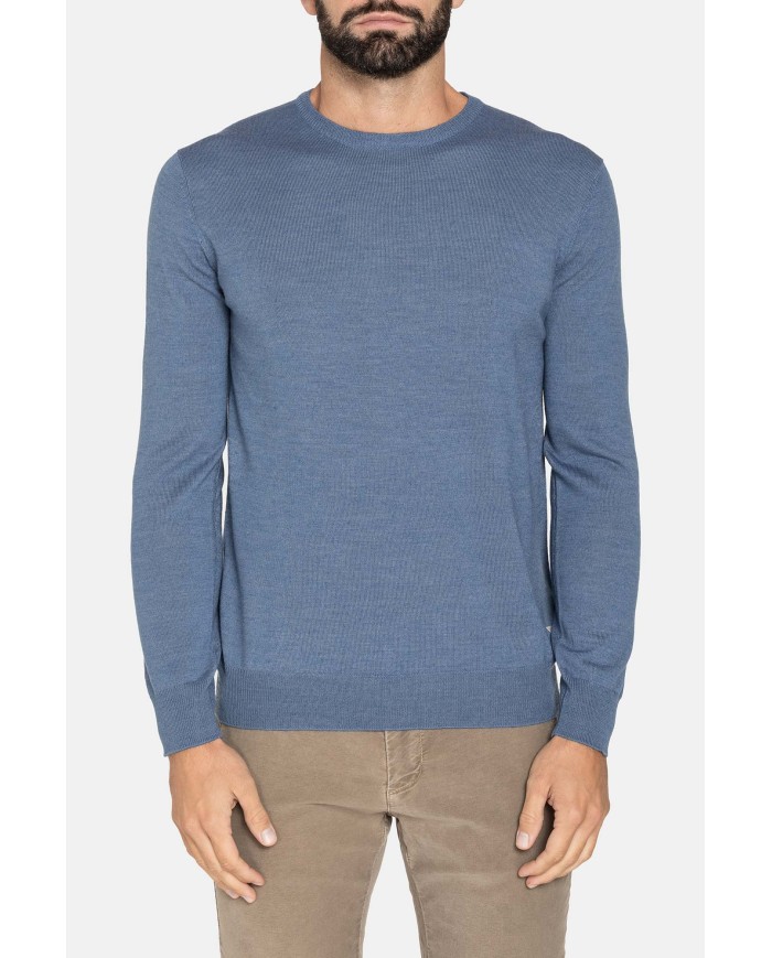 MAGLIA GIROCOLLO MISTO LANA