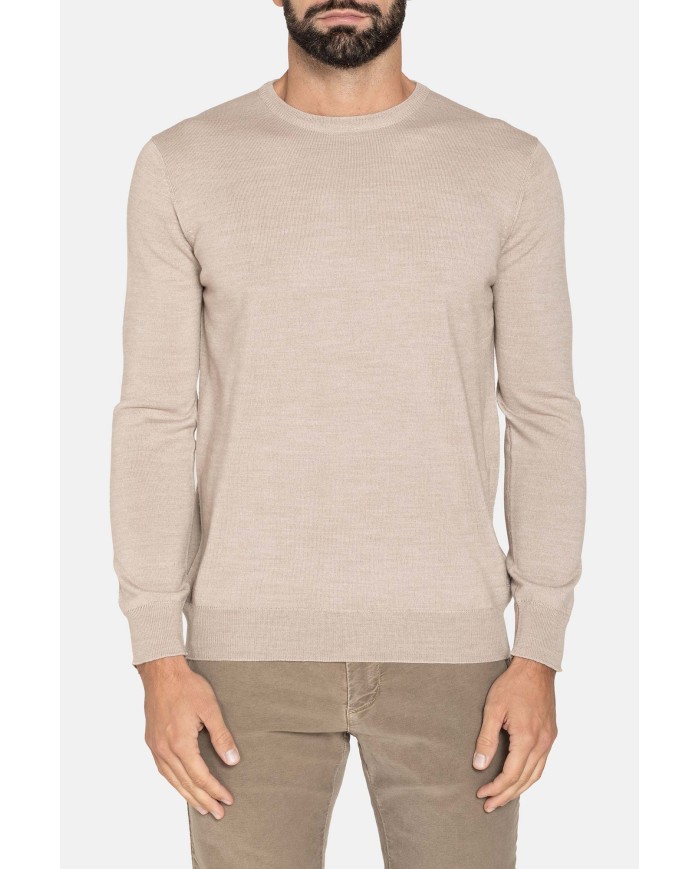 MAGLIA GIROCOLLO MISTO LANA