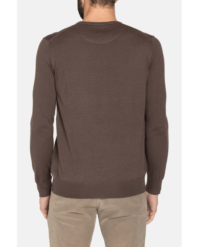 MAGLIA GIROCOLLO MISTO LANA