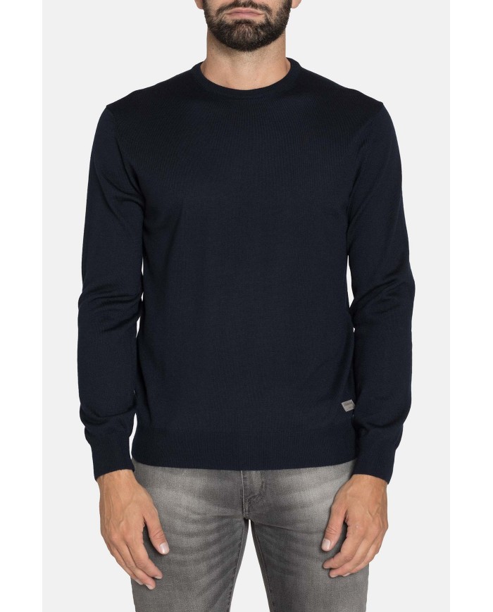 MAGLIA GIROCOLLO MISTO LANA