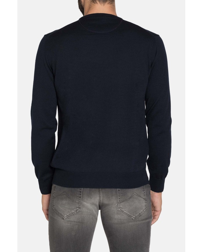 MAGLIA GIROCOLLO MISTO LANA