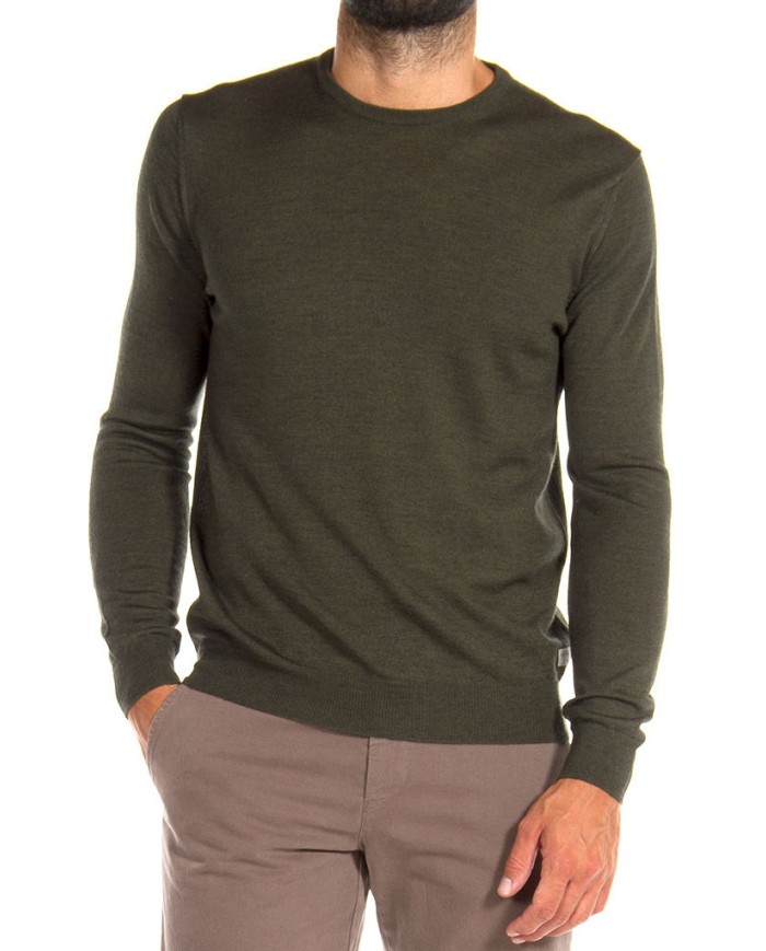 MAGLIA GIROCOLLO MISTO LANA