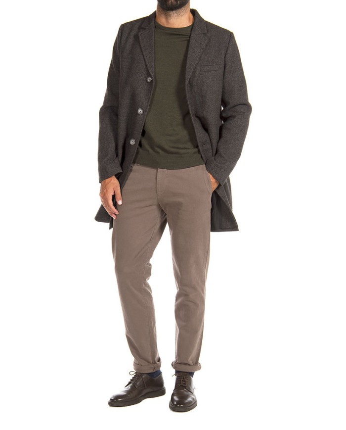 MAGLIA GIROCOLLO MISTO LANA