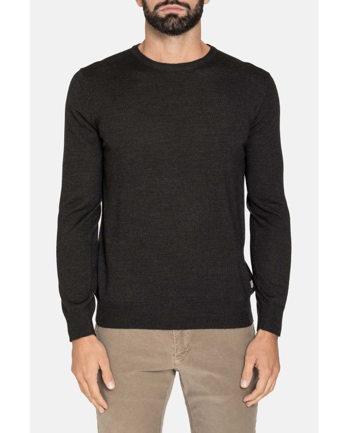 MAGLIA GIROCOLLO MISTO LANA