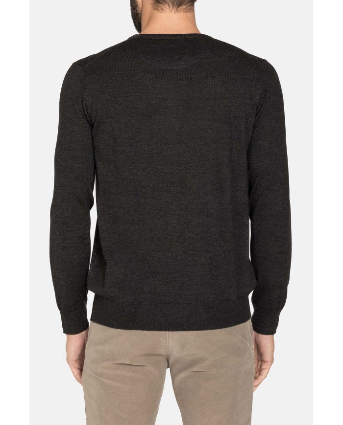 MAGLIA GIROCOLLO MISTO LANA