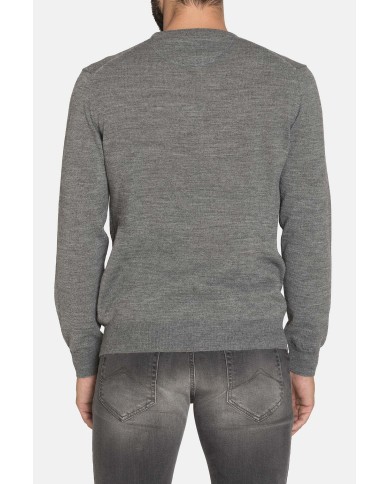 MAGLIA GIROCOLLO MISTO LANA