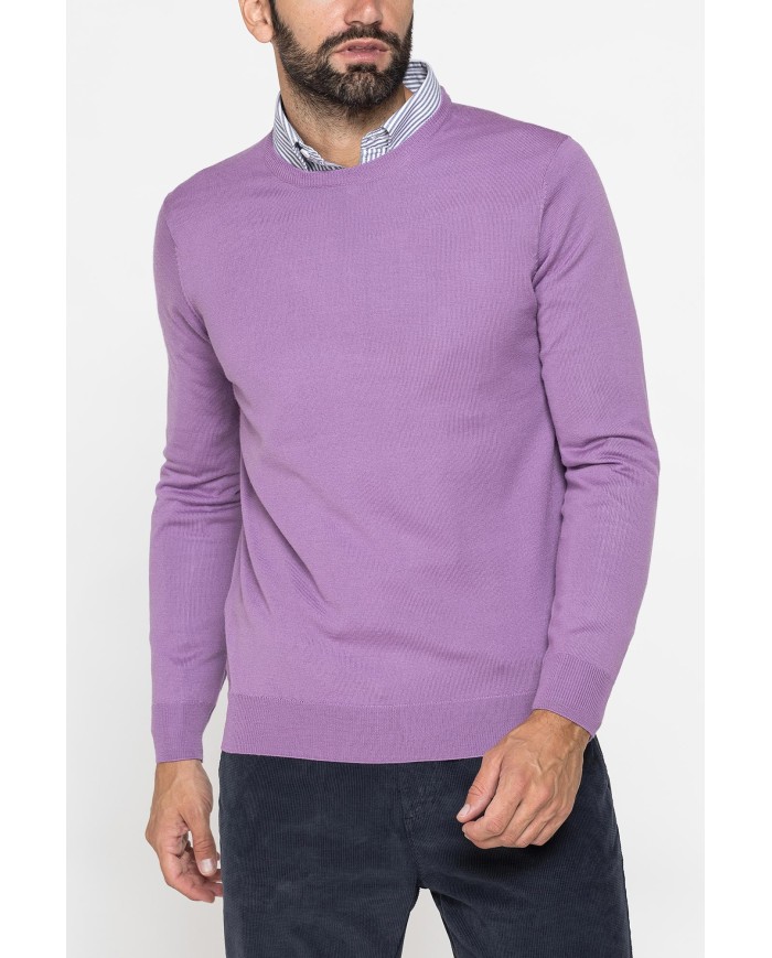 MAGLIA IN MISTO LANA MERINOS LAVABILE IN LAVATRICE