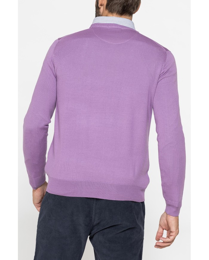 MAGLIA IN MISTO LANA MERINOS LAVABILE IN LAVATRICE