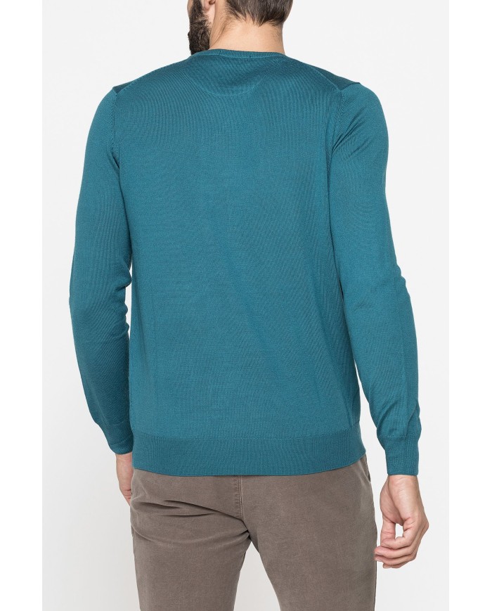 MAGLIA IN MISTO LANA MERINOS LAVABILE IN LAVATRICE