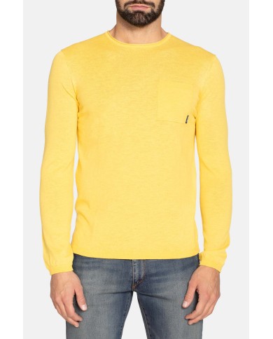 MAGLIA GIROCOLLO IN COTONE