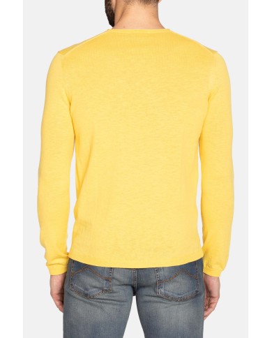 MAGLIA GIROCOLLO IN COTONE