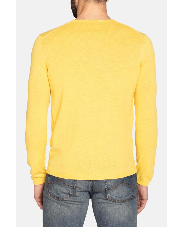 MAGLIA GIROCOLLO IN COTONE