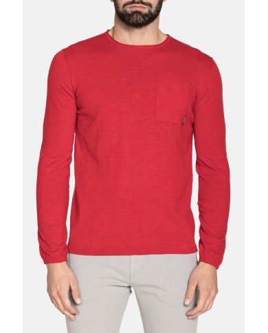 MAGLIA GIROCOLLO IN COTONE