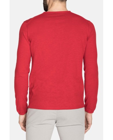 MAGLIA GIROCOLLO IN COTONE