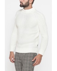 MAGLIA A FANTASIA REALIZZATA CON FILATO GROSSO