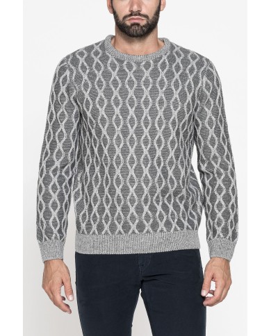 MAGLIA A FANTASIA REALIZZATA CON FILATO GROSSO