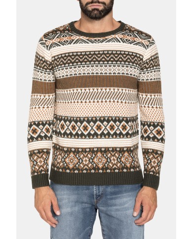 MAGLIA A FANTASIA REALIZZATA CON FILATO GROSSO