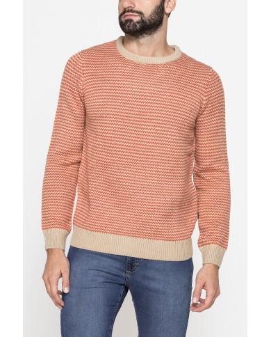 MAGLIA A FANTASIA REALIZZATA CON FILATO GROSSO