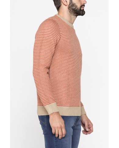 MAGLIA A FANTASIA REALIZZATA CON FILATO GROSSO