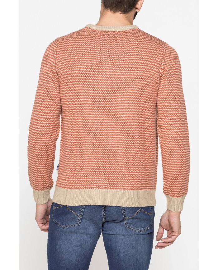 MAGLIA A FANTASIA REALIZZATA CON FILATO GROSSO