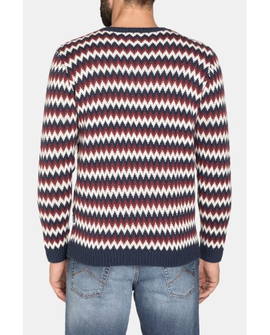 MAGLIA A FANTASIA REALIZZATA CON FILATO GROSSO