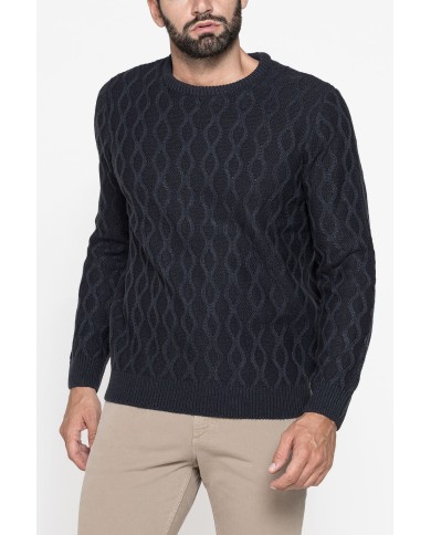 MAGLIA A FANTASIA REALIZZATA CON FILATO GROSSO