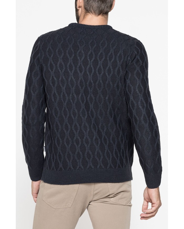 MAGLIA A FANTASIA REALIZZATA CON FILATO GROSSO