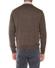 MAGLIA SCOLLO V MISTO LANA