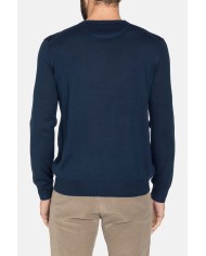 MAGLIA SCOLLO V MISTO LANA