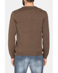 MAGLIA SCOLLO V MISTO LANA