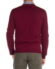 MAGLIA SCOLLO V MISTO LANA