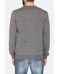 MAGLIA SCOLLO V MISTO LANA