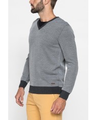 MAGLIA MISTO LANA MERINOS FANTASIA JACQUARD