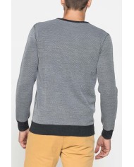 MAGLIA MISTO LANA MERINOS FANTASIA JACQUARD