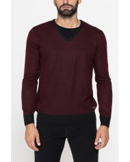 MAGLIA MISTO LANA MERINOS FANTASIA JACQUARD