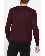 MAGLIA MISTO LANA MERINOS FANTASIA JACQUARD