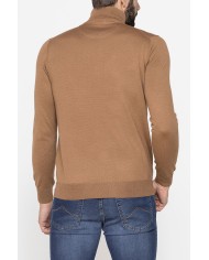 MAGLIA COLLO ALTO IN MISTO LANA MERINOS - Lavabile in lavatrice ed asciugabile in tumbler