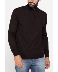 MAGLIA COLLO ALTO IN MISTO LANA MERINOS - Lavabile in lavatrice ed asciugabile in tumbler