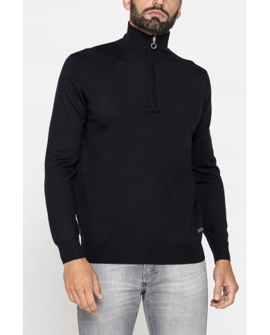 MAGLIA COLLO ALTO IN MISTO LANA MERINOS - Lavabile in lavatrice ed asciugabile in tumbler