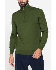 MAGLIA COLLO ALTO IN MISTO LANA MERINOS - Lavabile in lavatrice ed asciugabile in tumbler