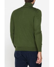 MAGLIA COLLO ALTO IN MISTO LANA MERINOS - Lavabile in lavatrice ed asciugabile in tumbler